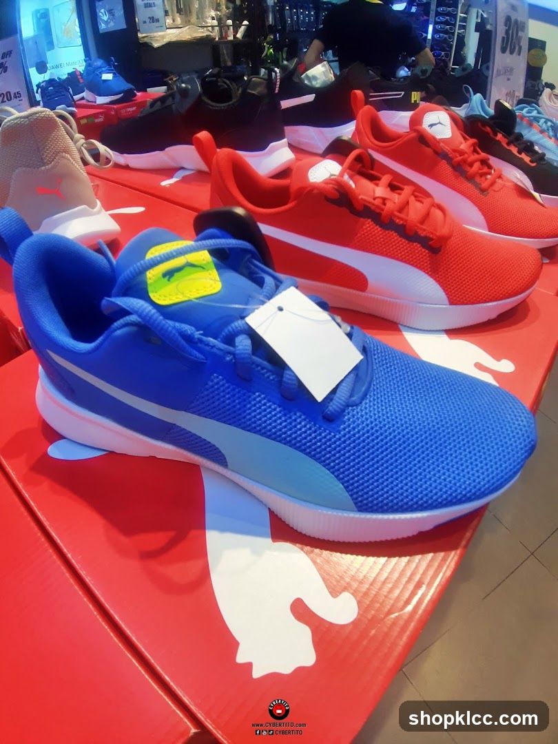 Puma Shoes Display