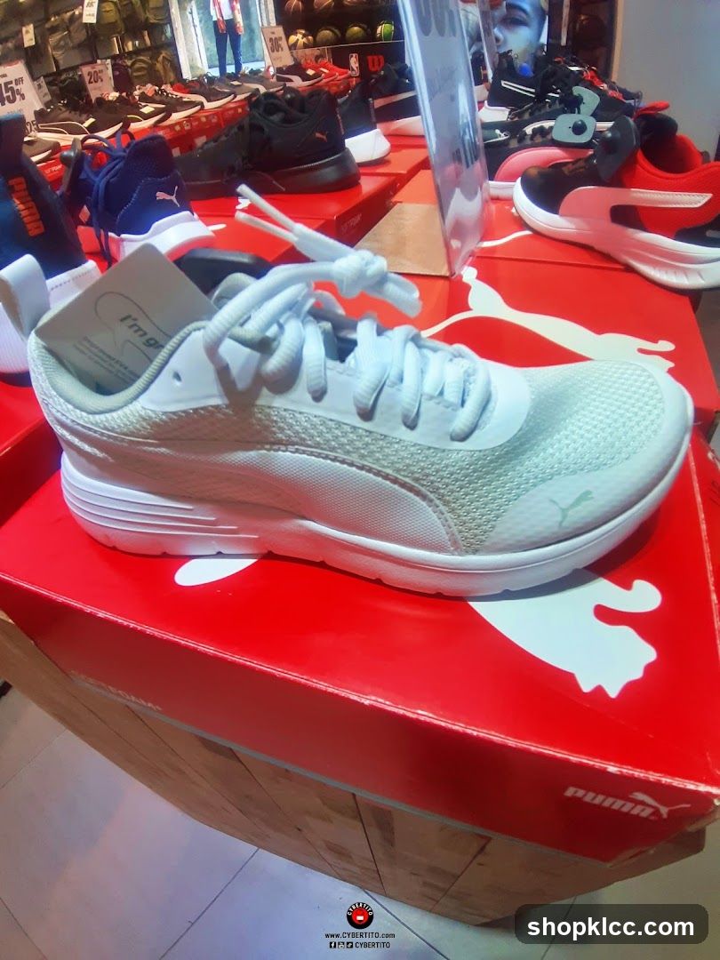 Puma Shoes Display