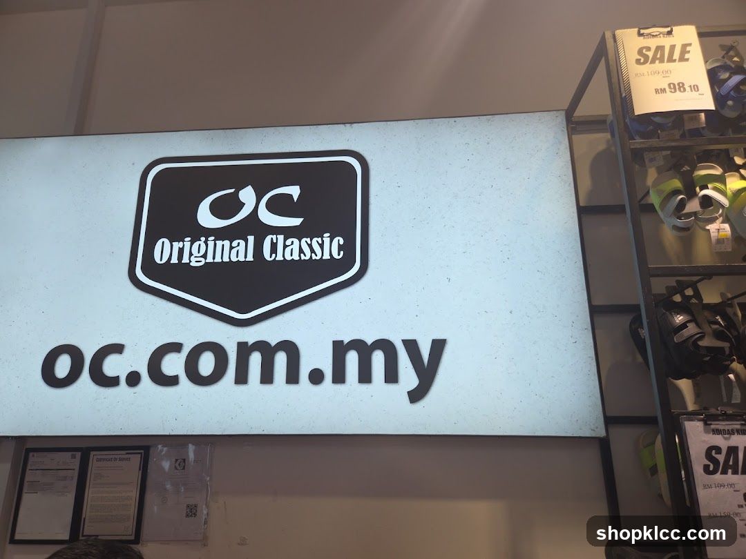 OC Original Classic Store Signage