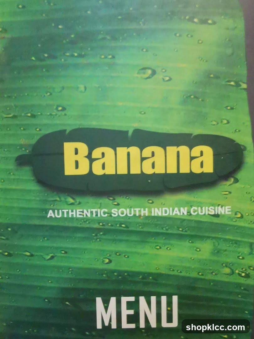 Banana Menu