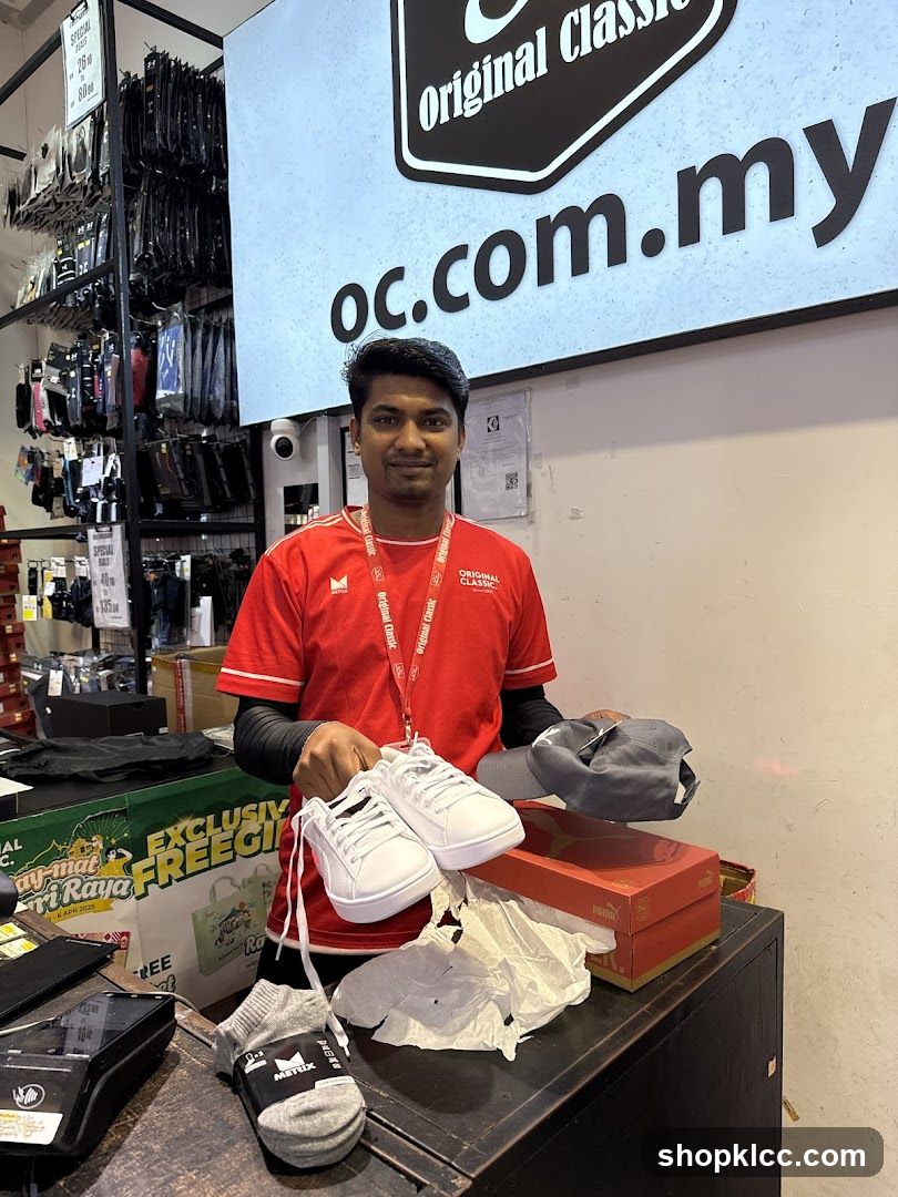 Store Employee with Merchandise