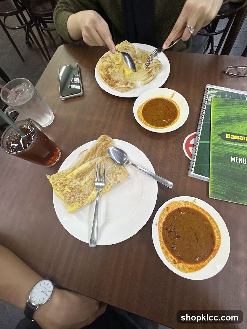 Roti Canai with Curry