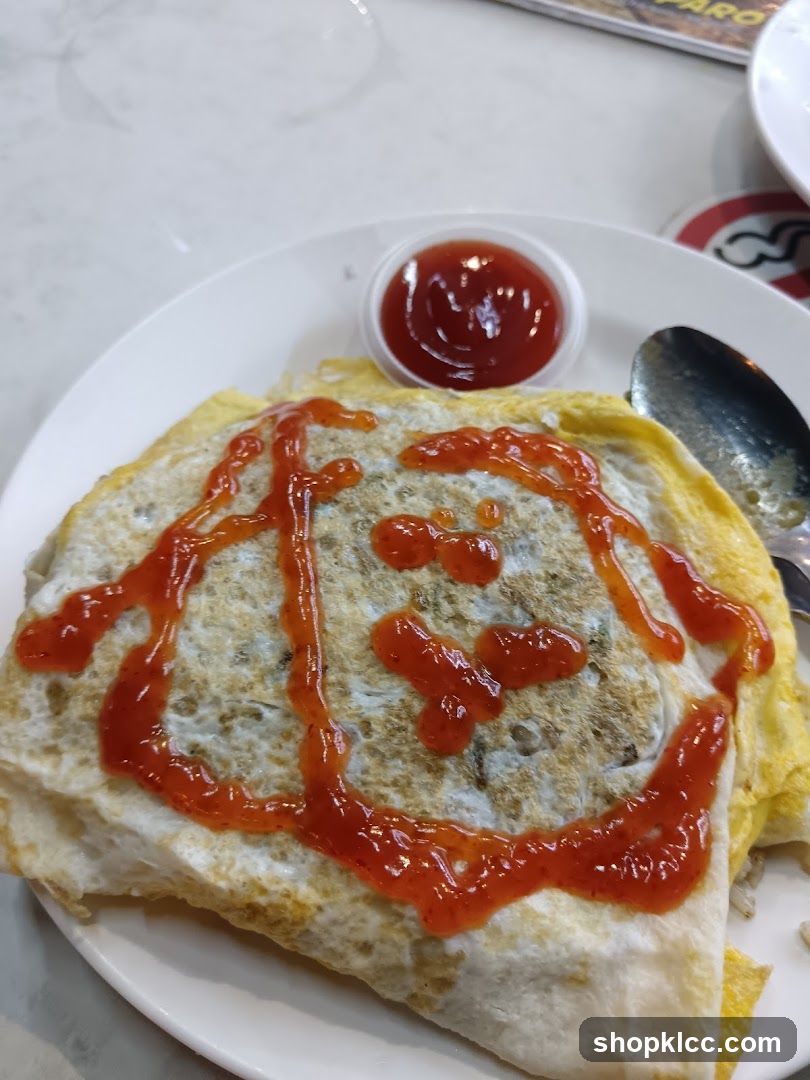 Omelet with Ketchup