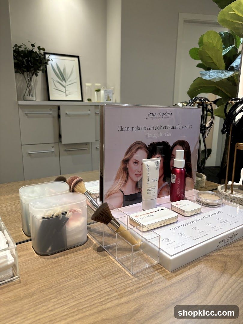 Jane Iredale Makeup Display