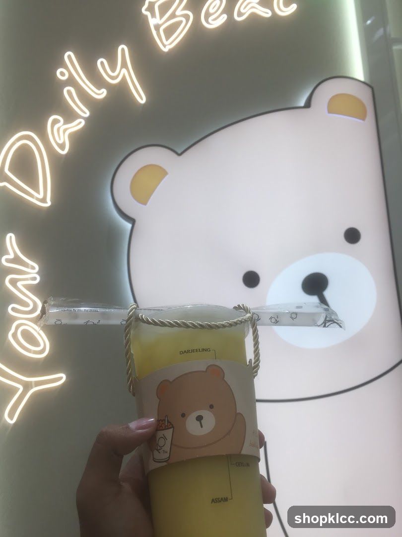 Drink with Bear Logo
