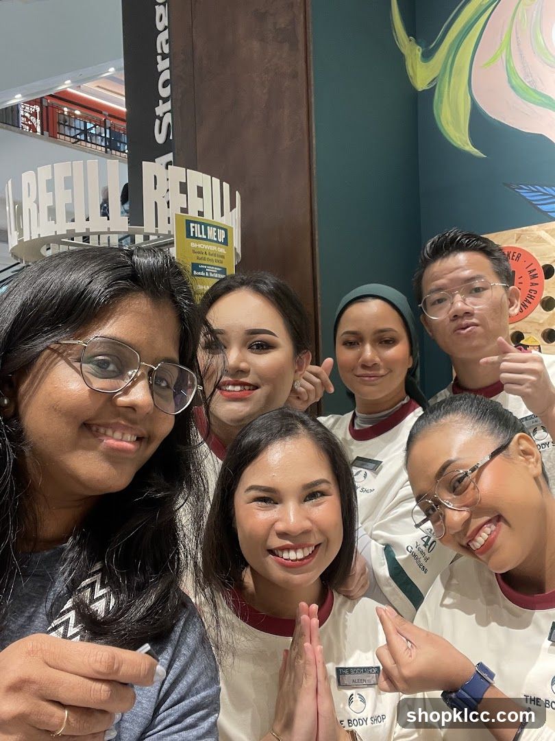 Group Photo at The Body Shop