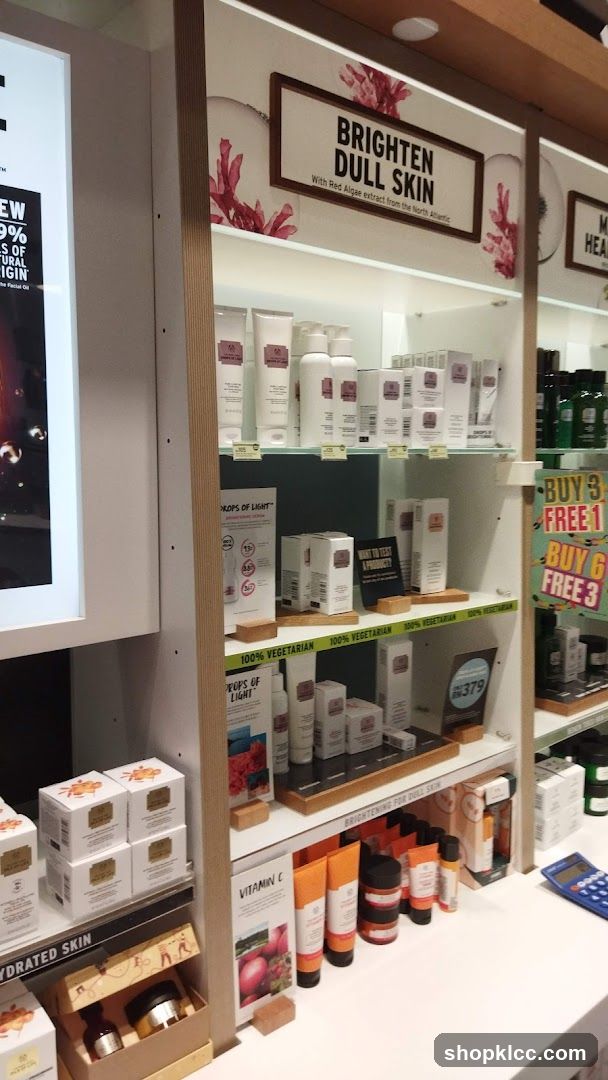 Skincare Products Display