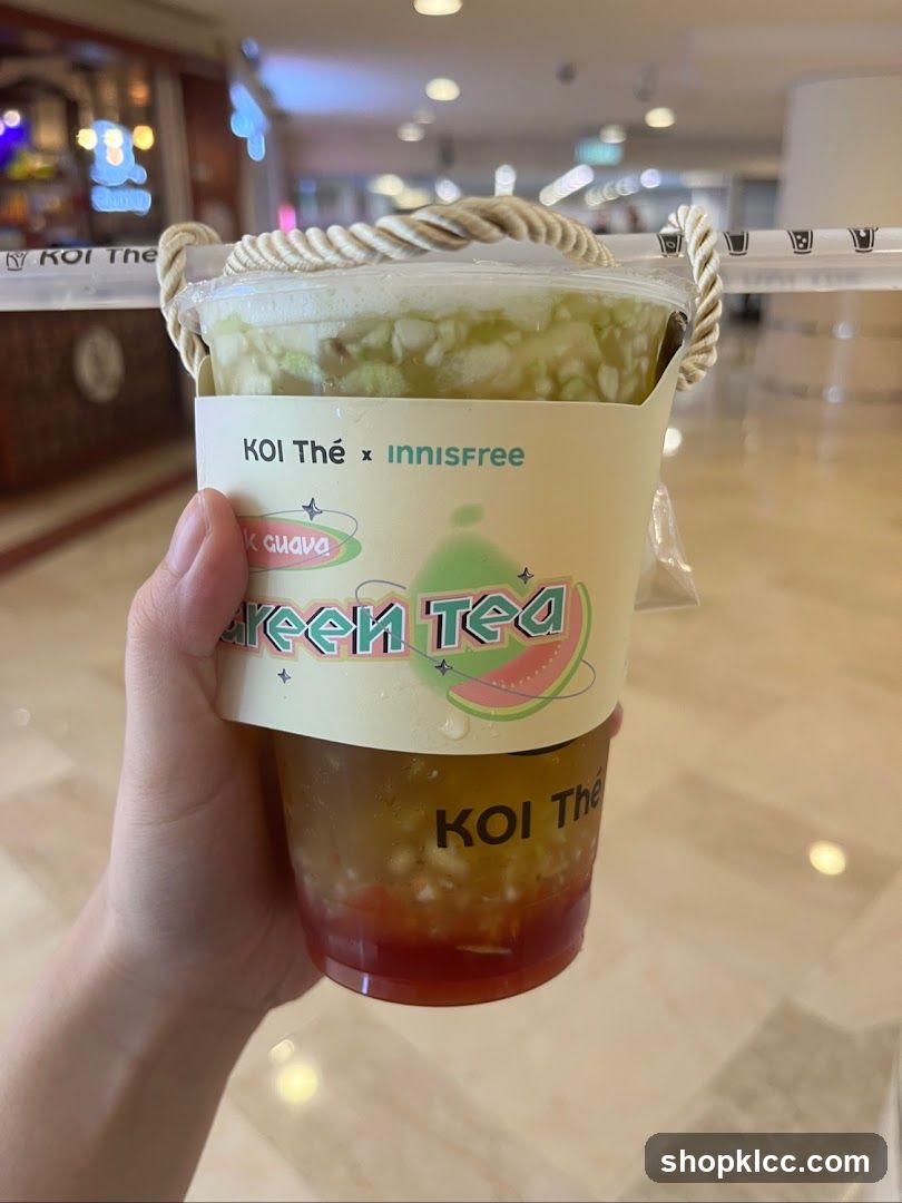 KOI Thé x Innisfree Green Tea Drink