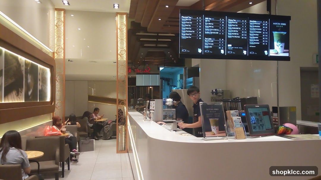Bubble Tea Shop Interior