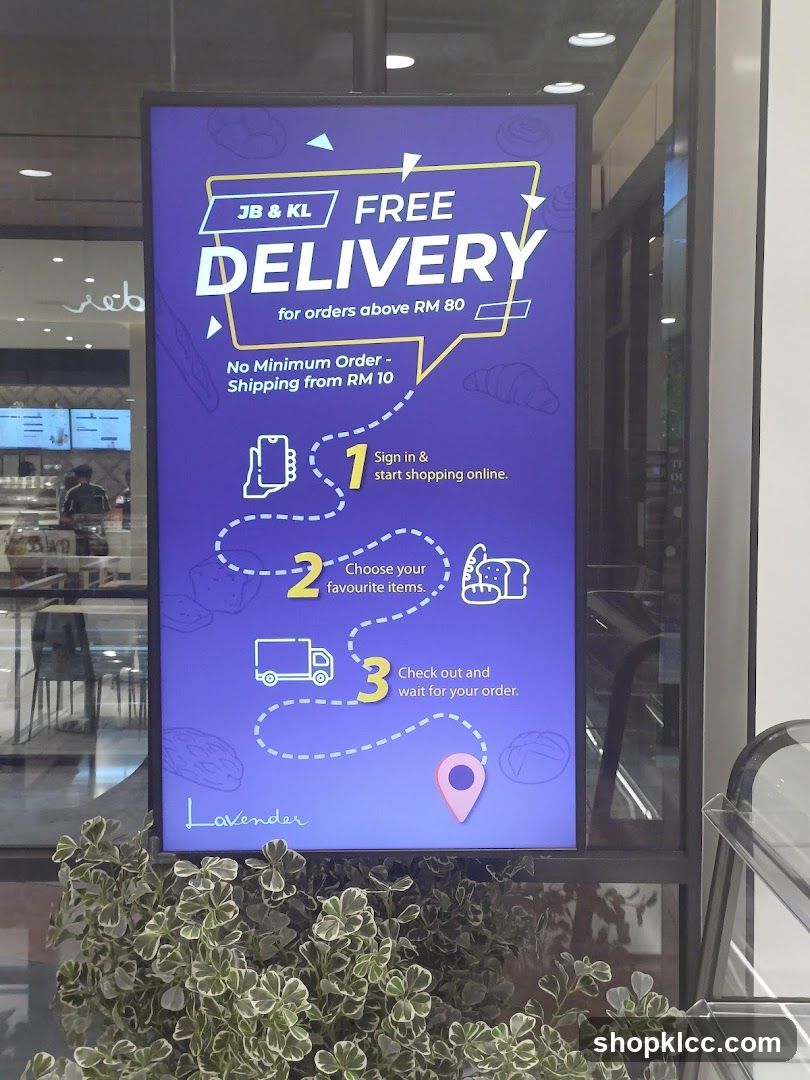 Free Delivery Advertisement