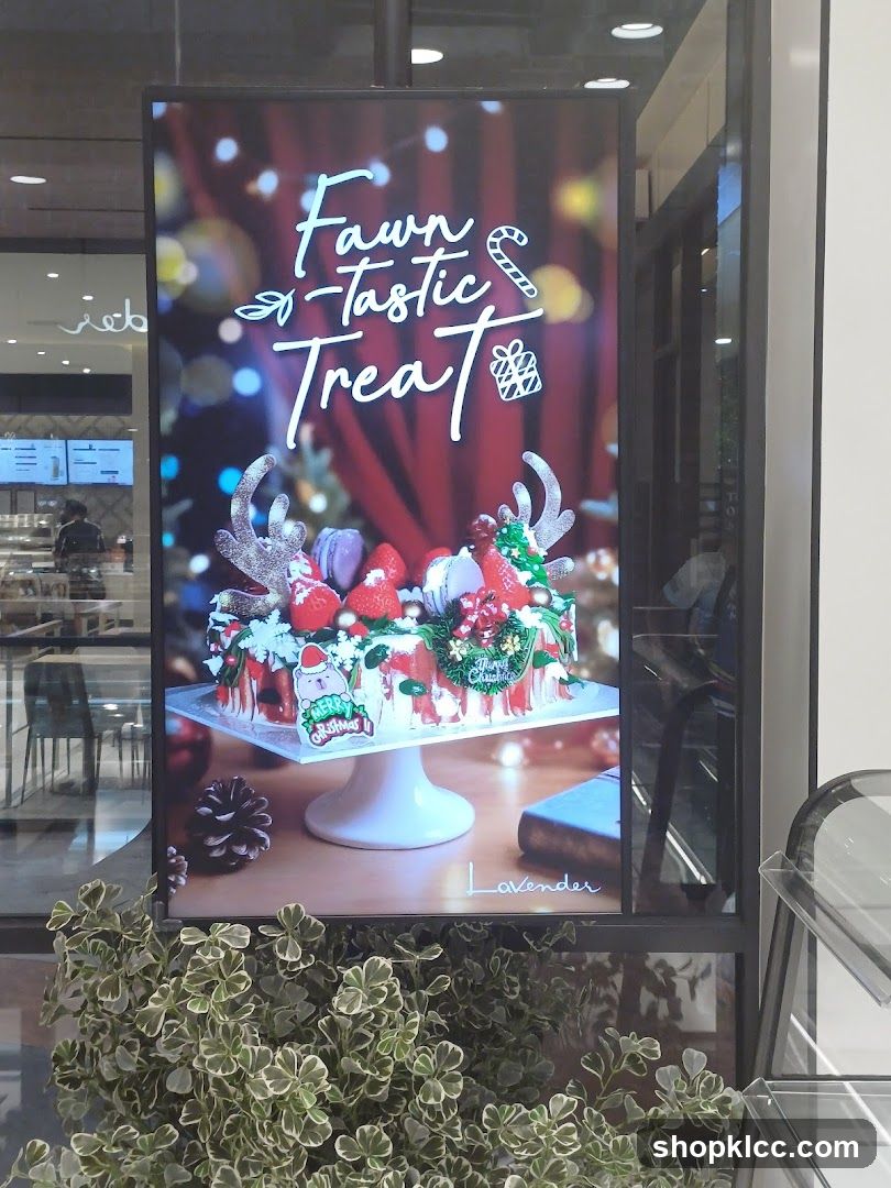 Christmas Cake Advertisement