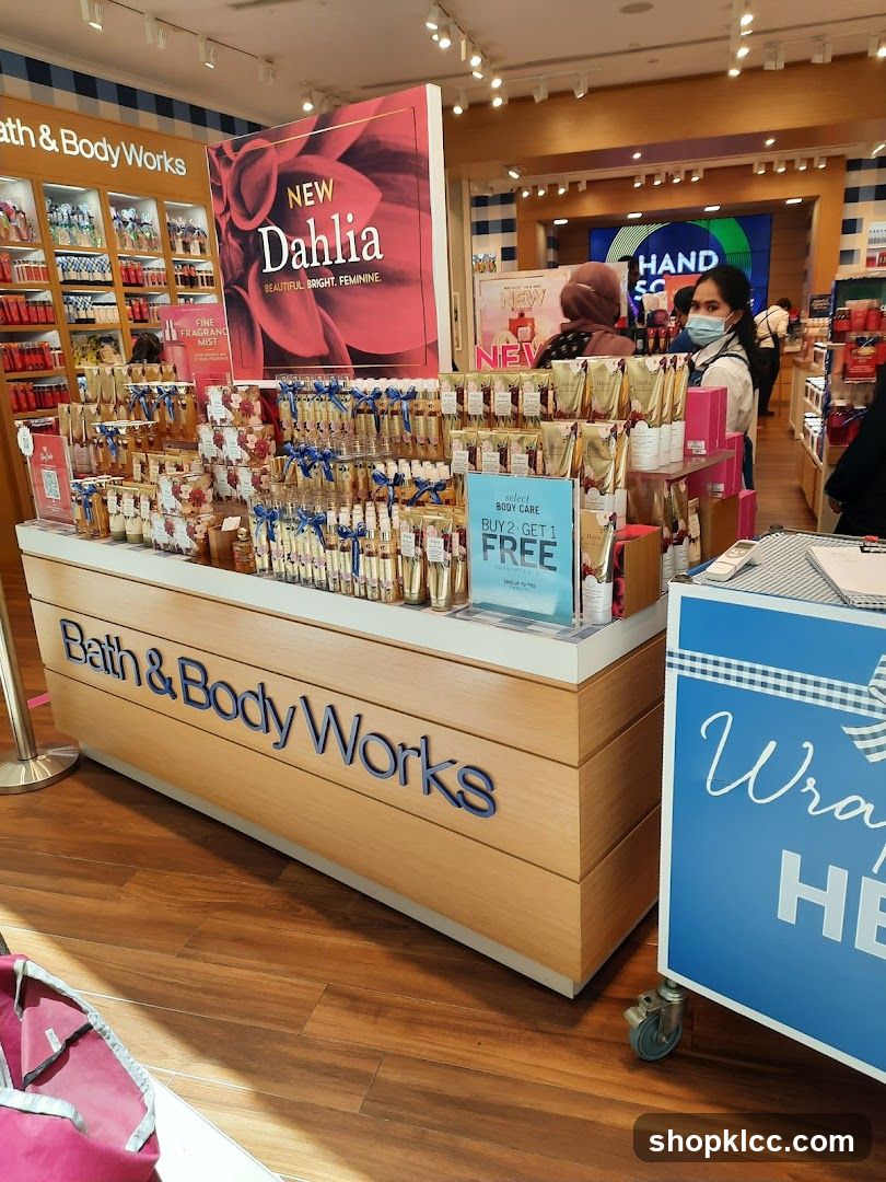 Bath & Body Works Display