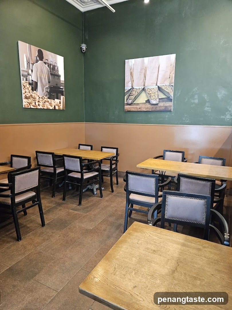 Cafe Interior with Seating