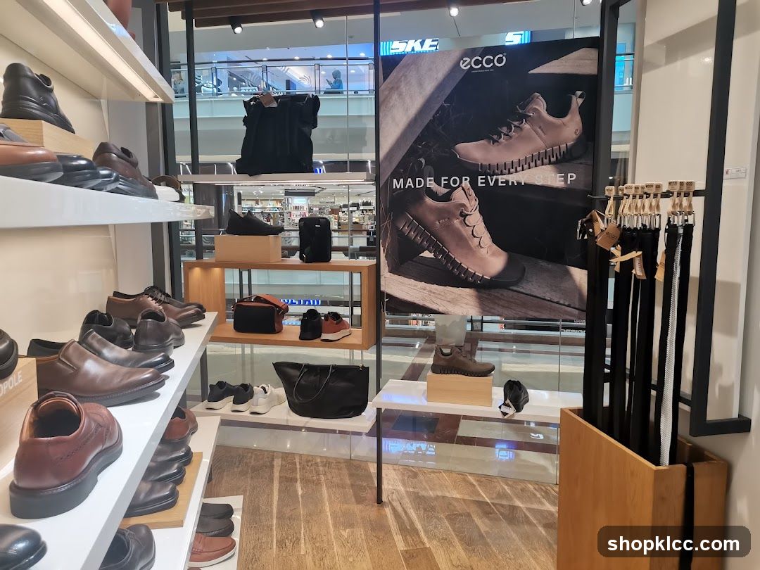 Ecco Shoe Store Display