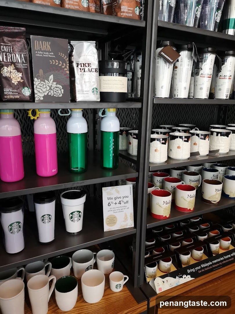 Starbucks Merchandise Display