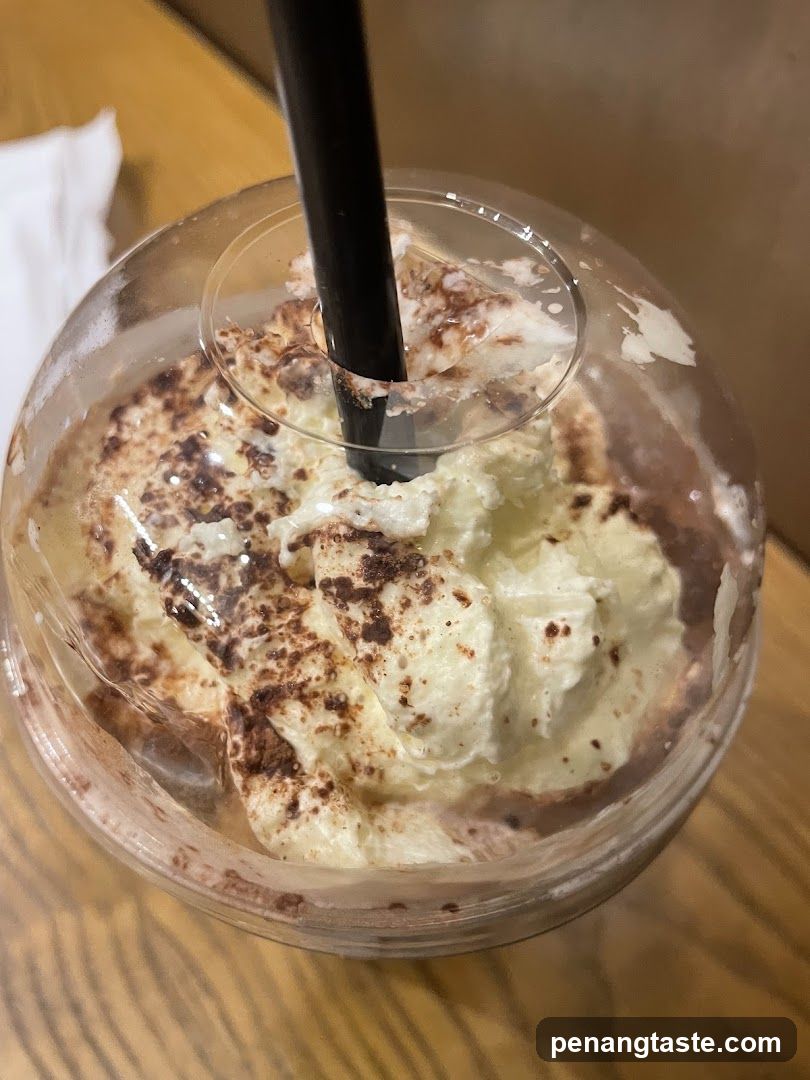 Chocolate Frappuccino with Whipped Cream