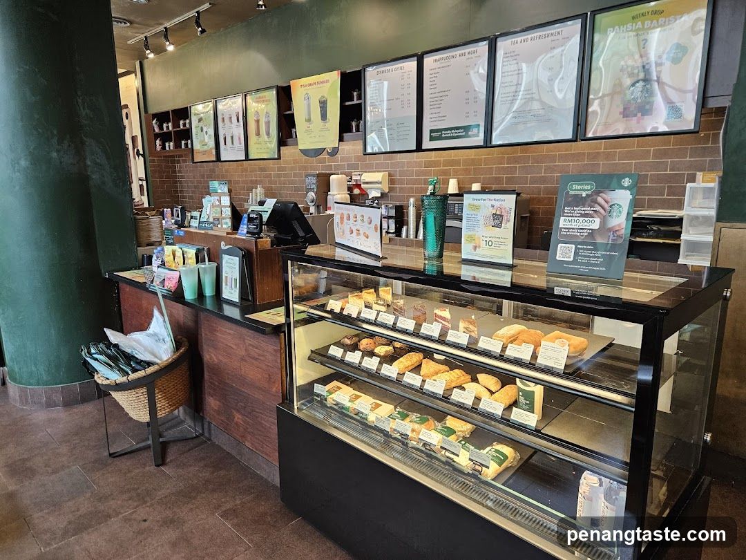 Starbucks Display Case and Counter