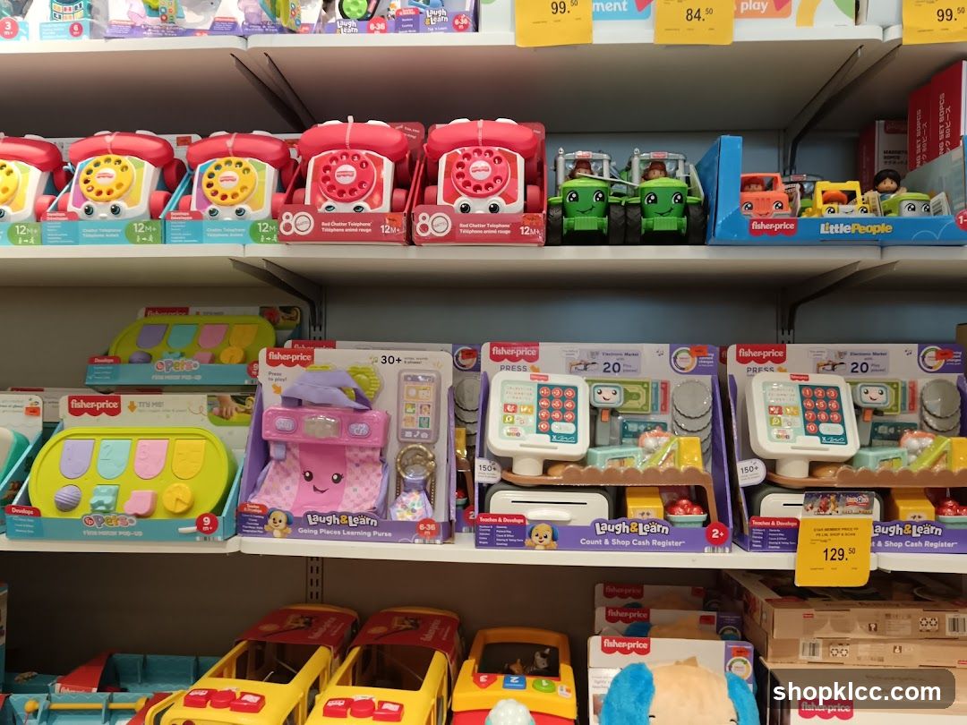 Toys on Shelves