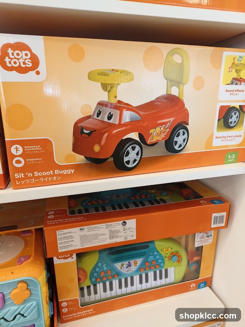 Toys on Shelves