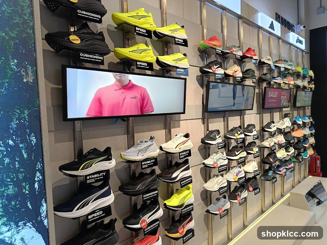 Athletic Shoe Store Display