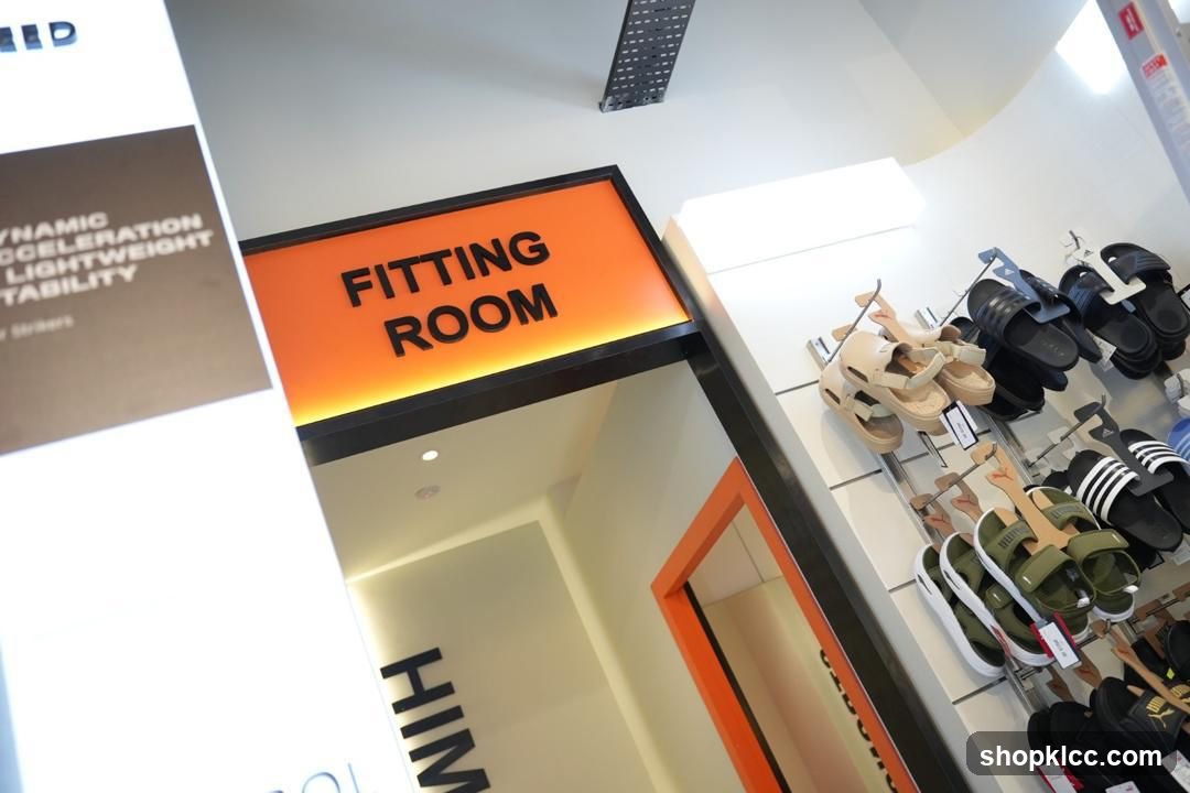 Shoe Store Fitting Room