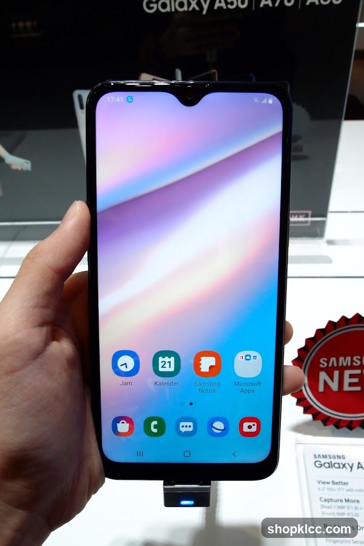 Samsung Galaxy A Smartphone Display
