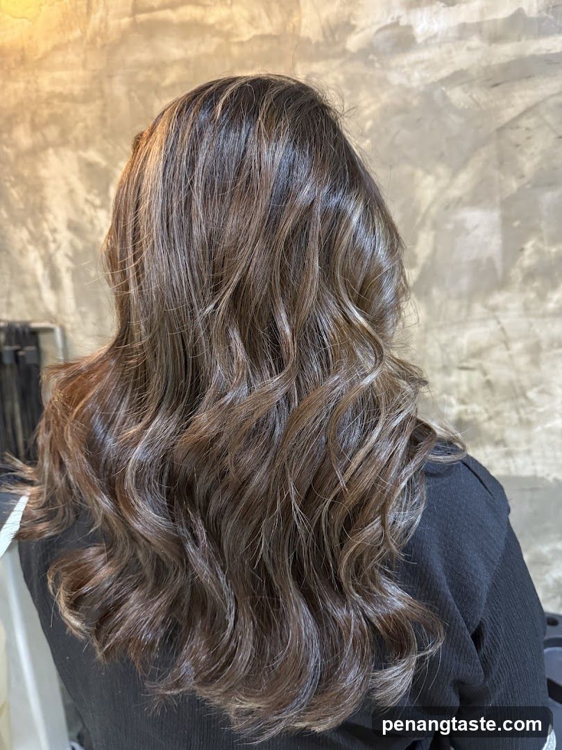 Woman's Hair with Highlights
