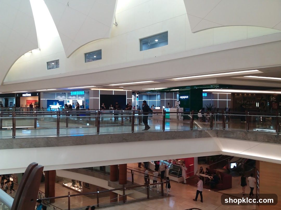 Mall Interior with Shops