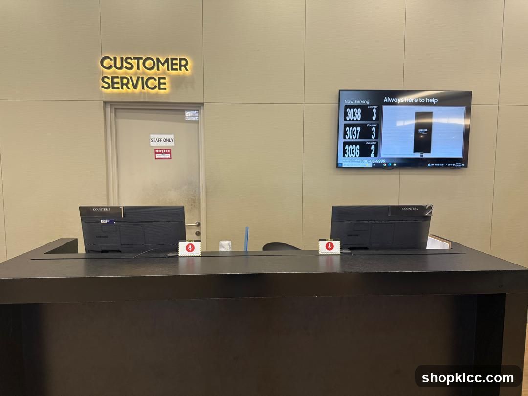 Customer Service Area