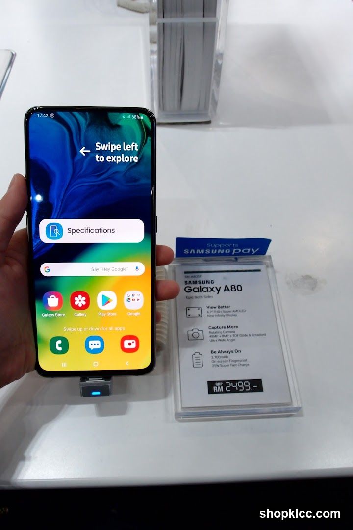 Samsung Galaxy A80 Display and Specifications