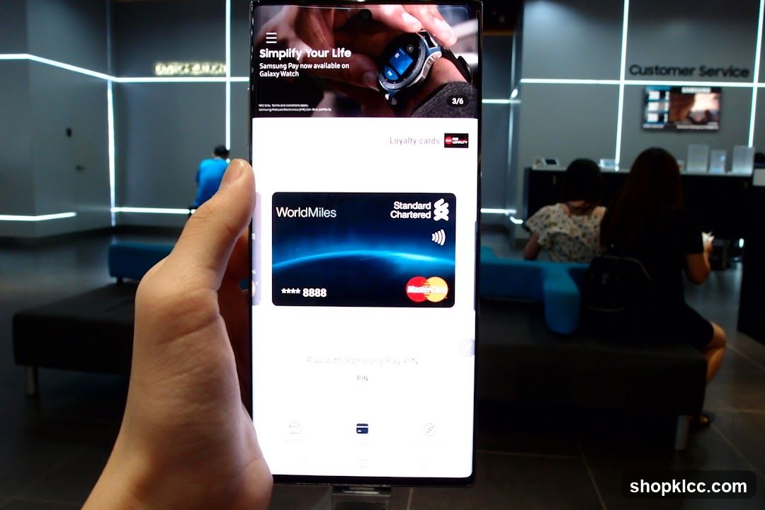 Samsung Pay Loyalty Card Display