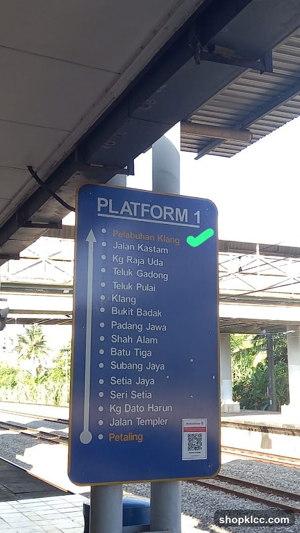 Platform 1 Sign