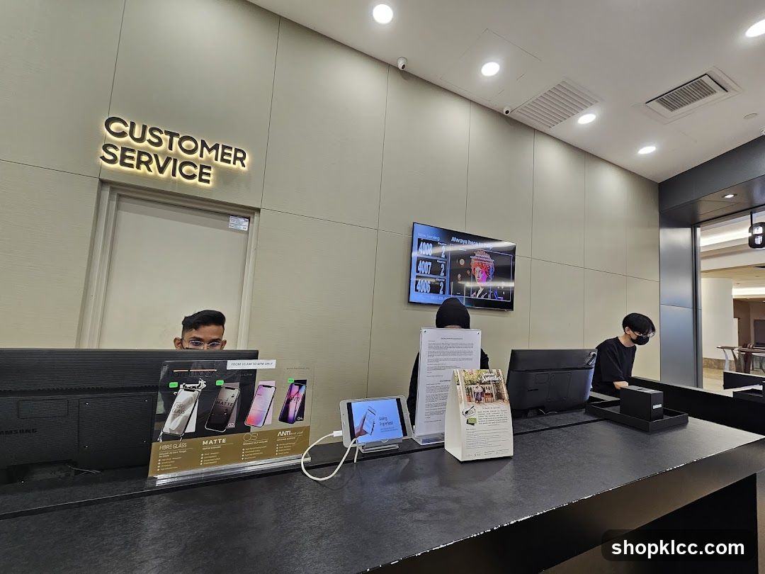 Customer Service Counter