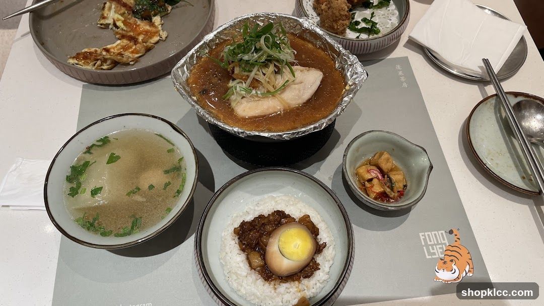 Table Setting with Food