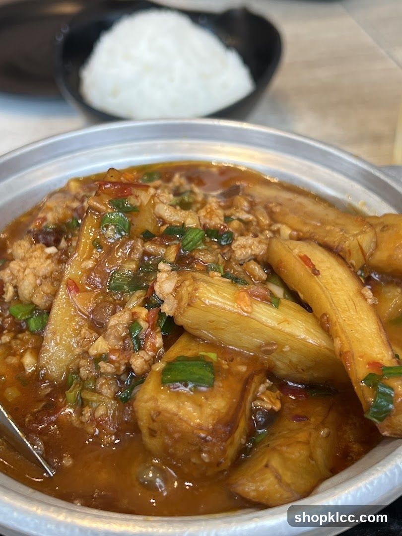 Stir-fried Eggplant with Minced Pork
