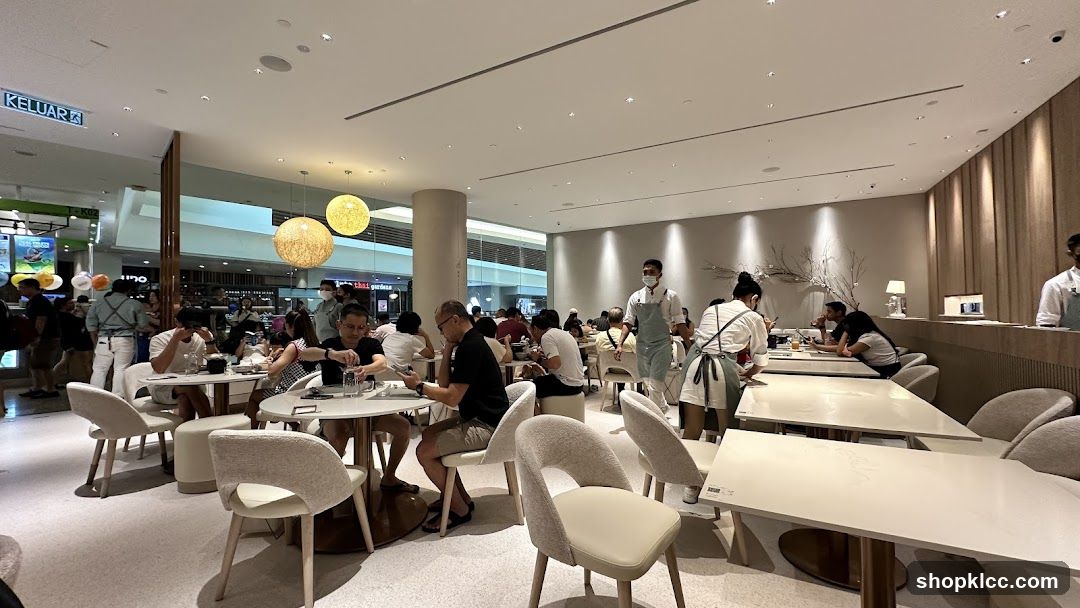 Restaurant Interior with Diners