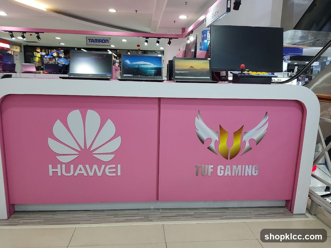 Huawei and TUF Gaming Display