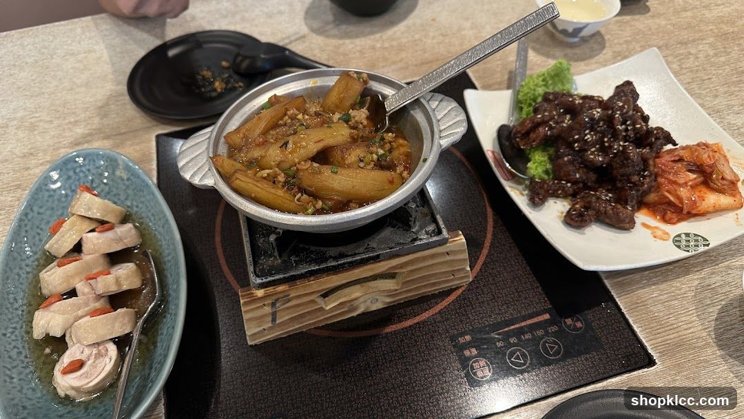 Table with Chinese Dishes