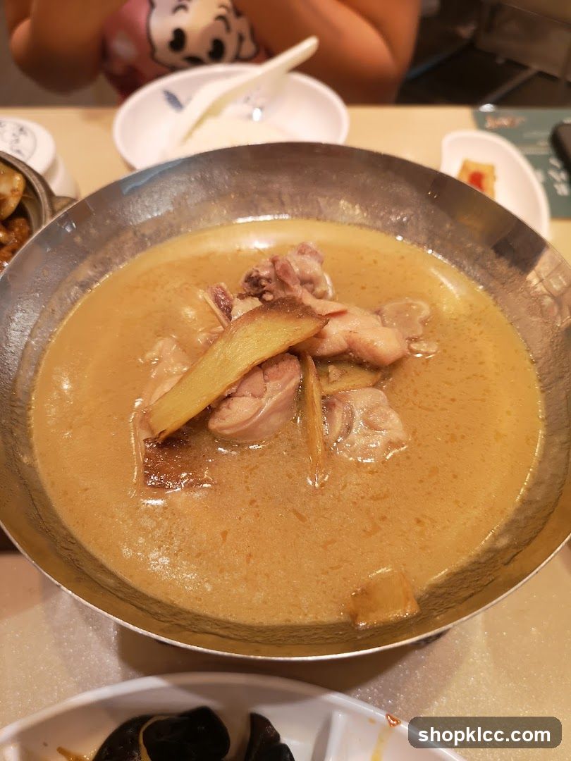 Chicken Soup with Ginger