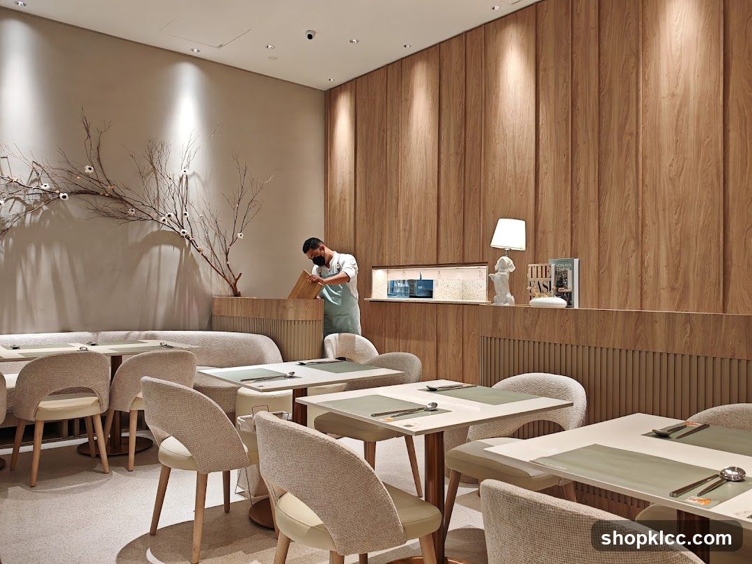 Restaurant Interior with Staff