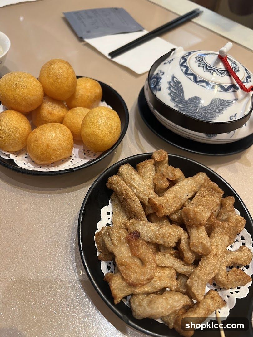 Fried Snacks and Tea Set