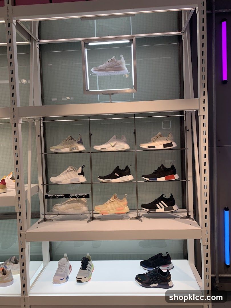 Adidas Shoes Display