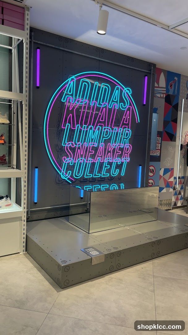 Adidas Kuala Lumpur Sneaker Collect Neon Sign