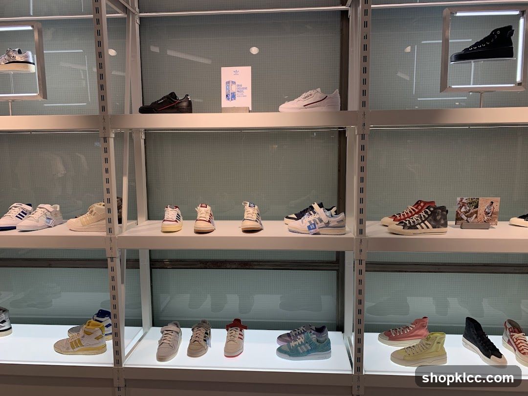 Adidas Shoe Display