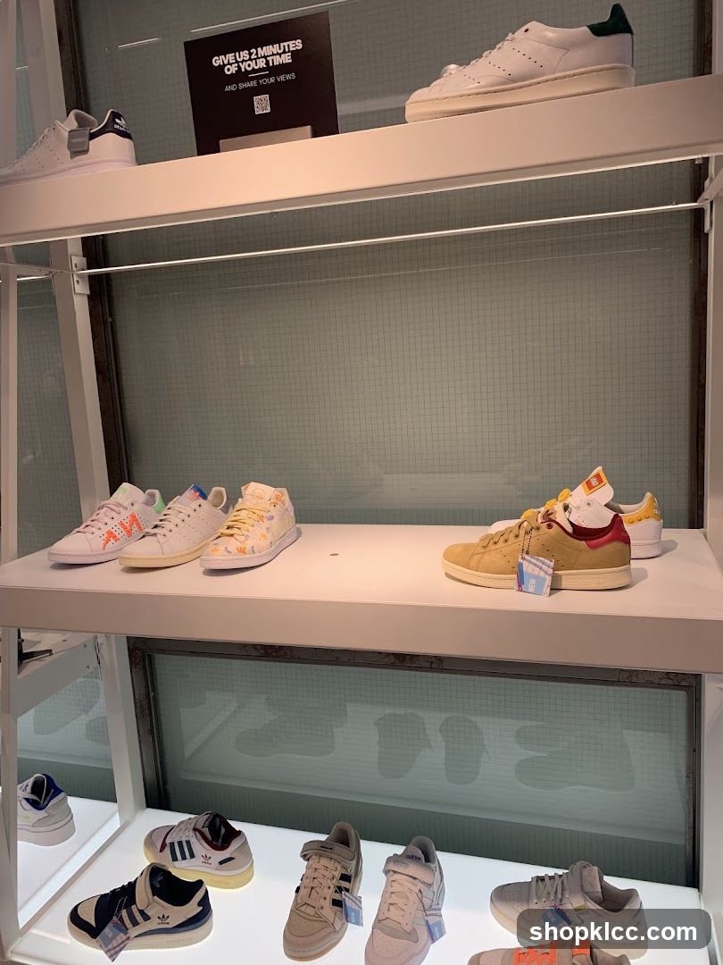 Adidas Sneakers Display