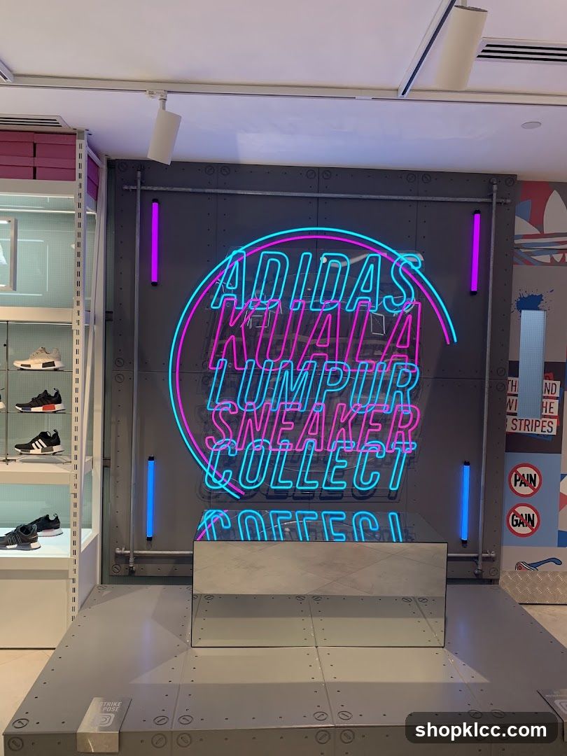 Adidas Kuala Lumpur Sneaker Collect Neon Sign
