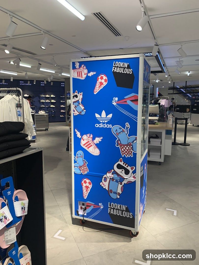 Adidas promotional display