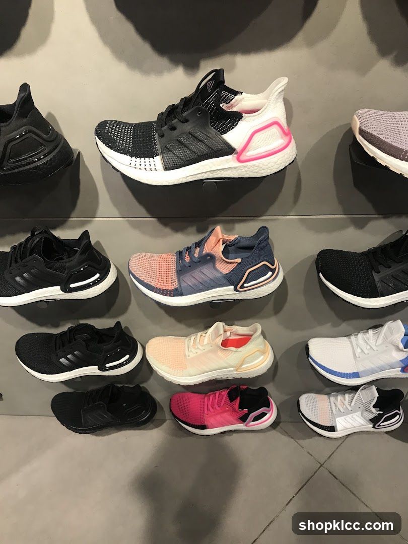Athletic Shoes Display