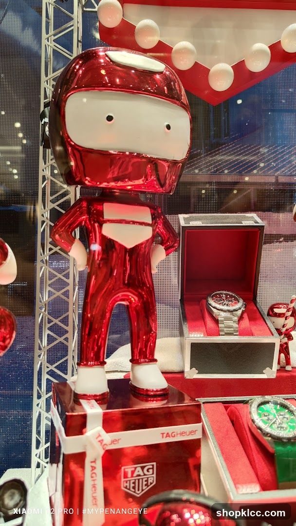 Watch Display with Festive Decor