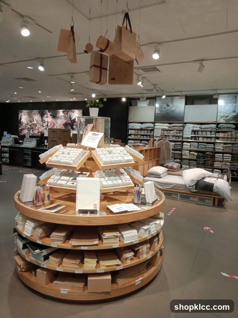Stationery and Home Goods Display